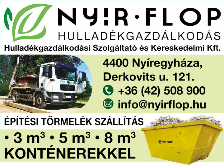 Kont�neres hullad�ksz�ll�t�s Ny�regyh�za