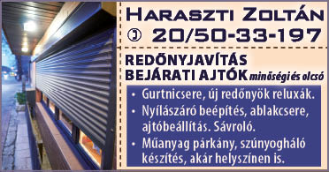 Red�nyjav�t�s, bej�rati ajt�k Nyiregyhaza